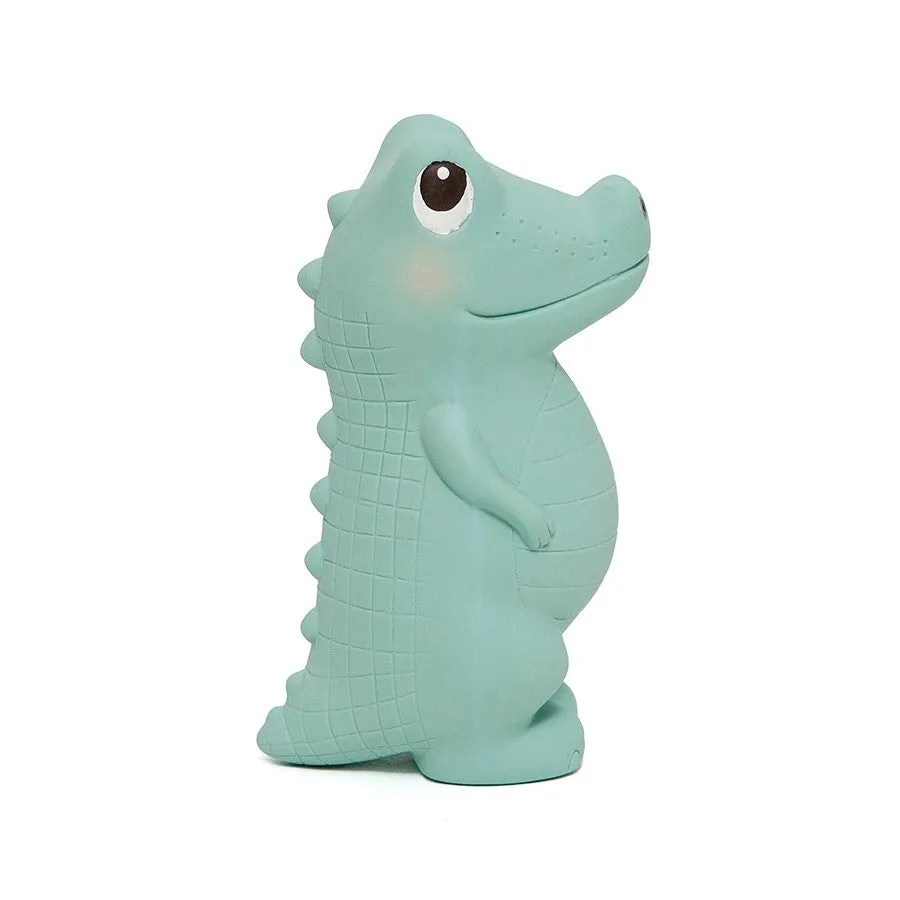 100% Natural Rubber Toy Charlie the Crocodile