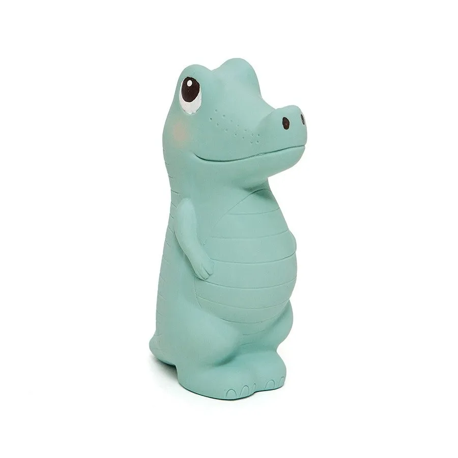 100% Natural Rubber Toy Charlie the Crocodile