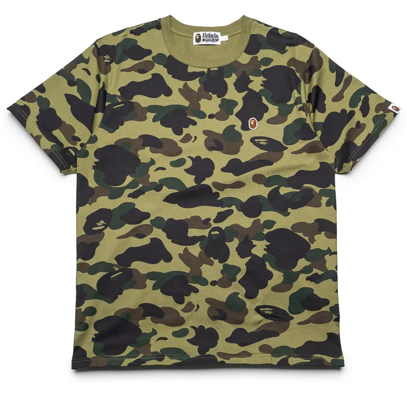 A Bathing Ape 1st Camo One Point Tee - Green