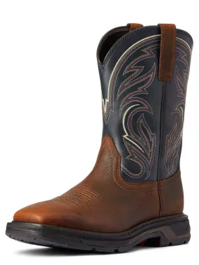 Ariat 10038320 Mens WorkHog XT Cottonwood Work Boots Brown Oiled Rowdy