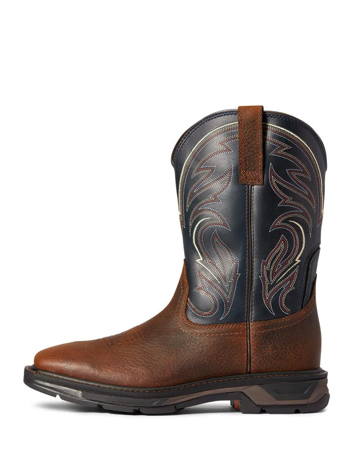 Ariat 10038320 Mens WorkHog XT Cottonwood Work Boots Brown Oiled Rowdy