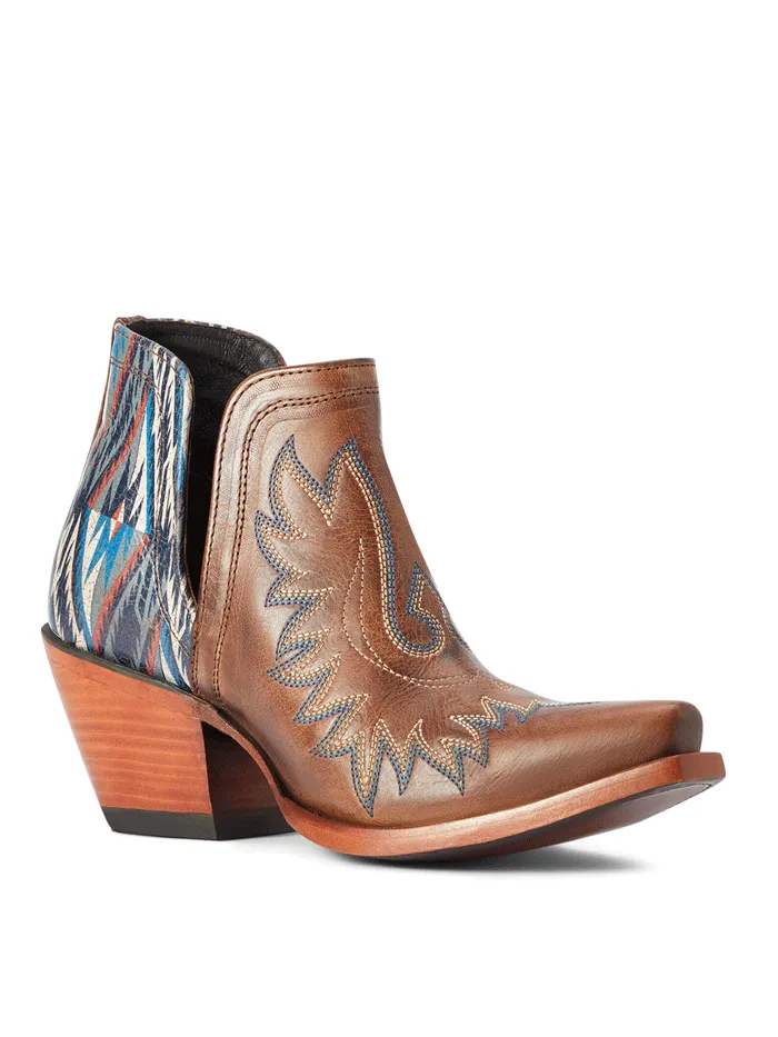 Ariat 10042579 Womens Dixon Chimayo Western Boot Fiery Tan