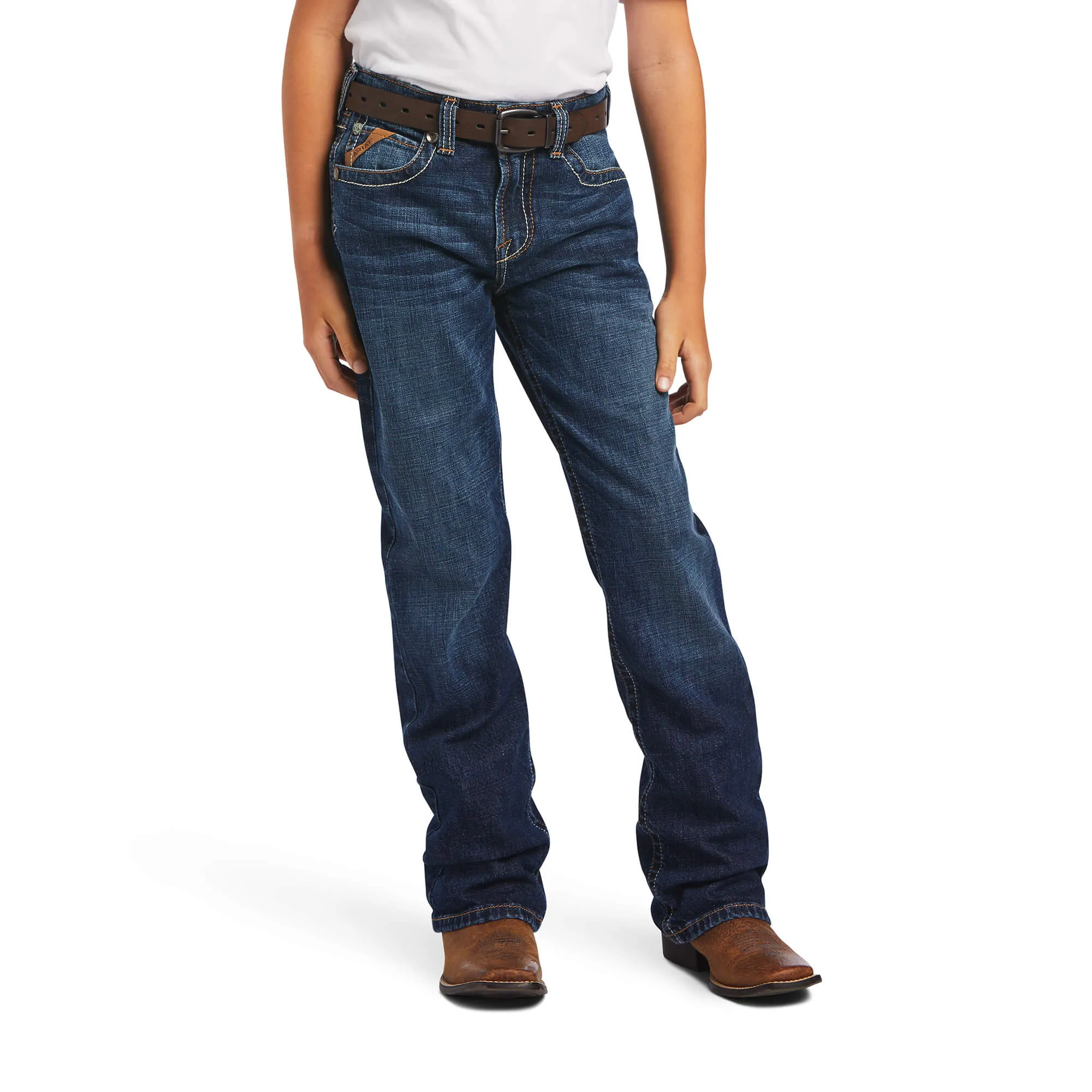 Ariat Boy's B4 Relaxed Ramos Fashion Boot Cut Jean