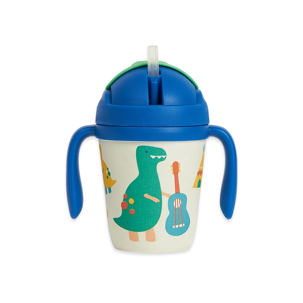 Bamboo Sippy Cup - Dino Rock