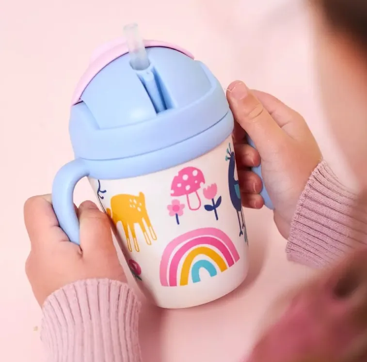 Bamboo Sippy Cup - Rainbow Days