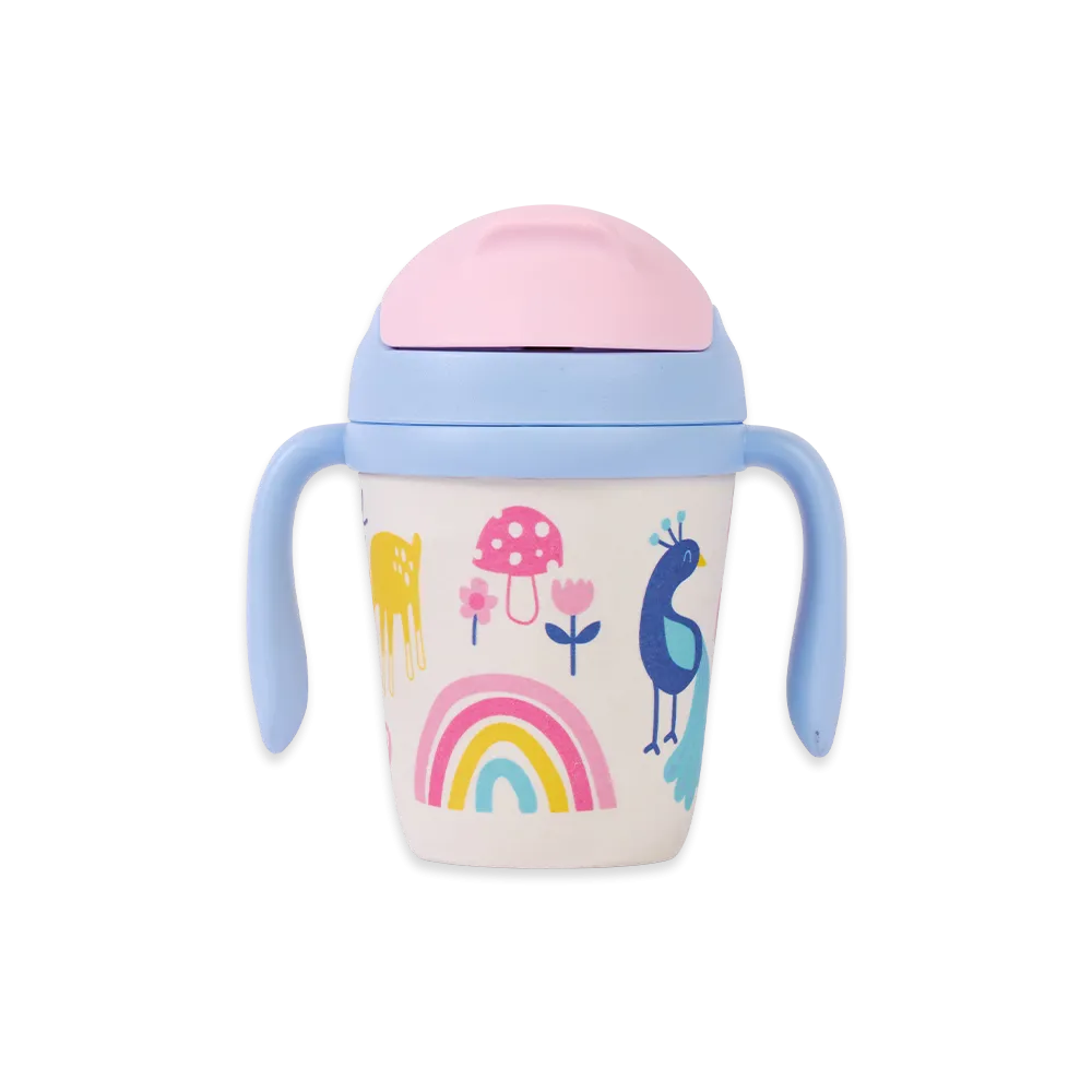 Bamboo Sippy Cup - Rainbow Days