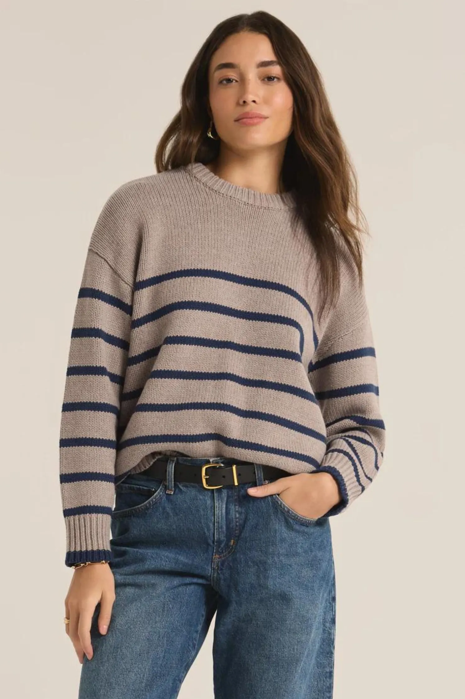 Boyfriend Stripe Sweater