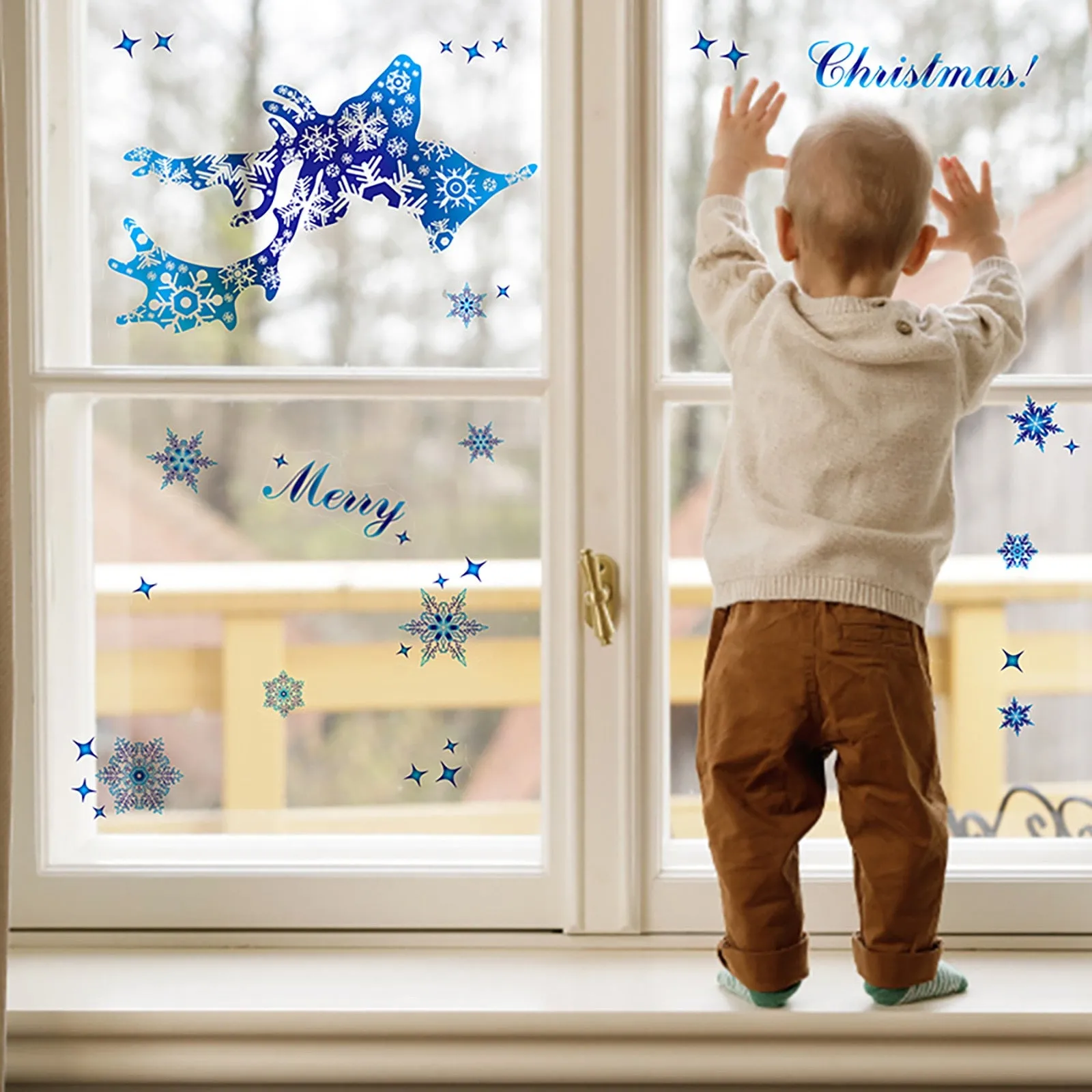 Christmas Window Glass Sticker