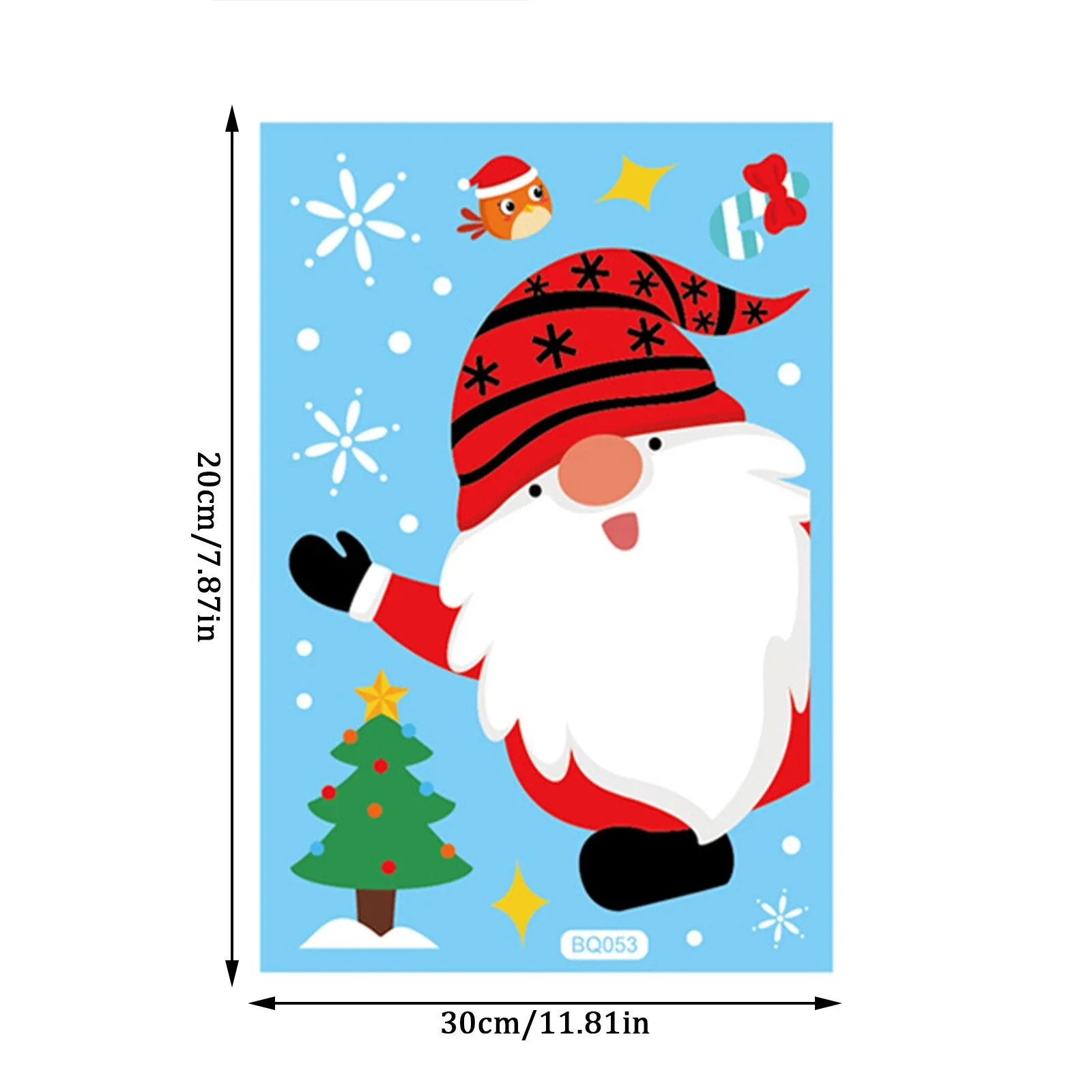 Christmas Window Glass Sticker