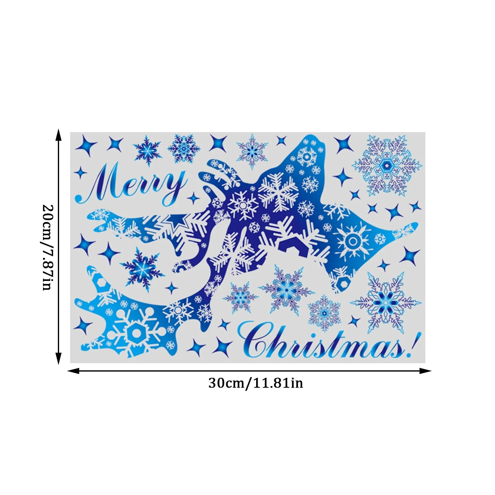 Christmas Window Glass Sticker