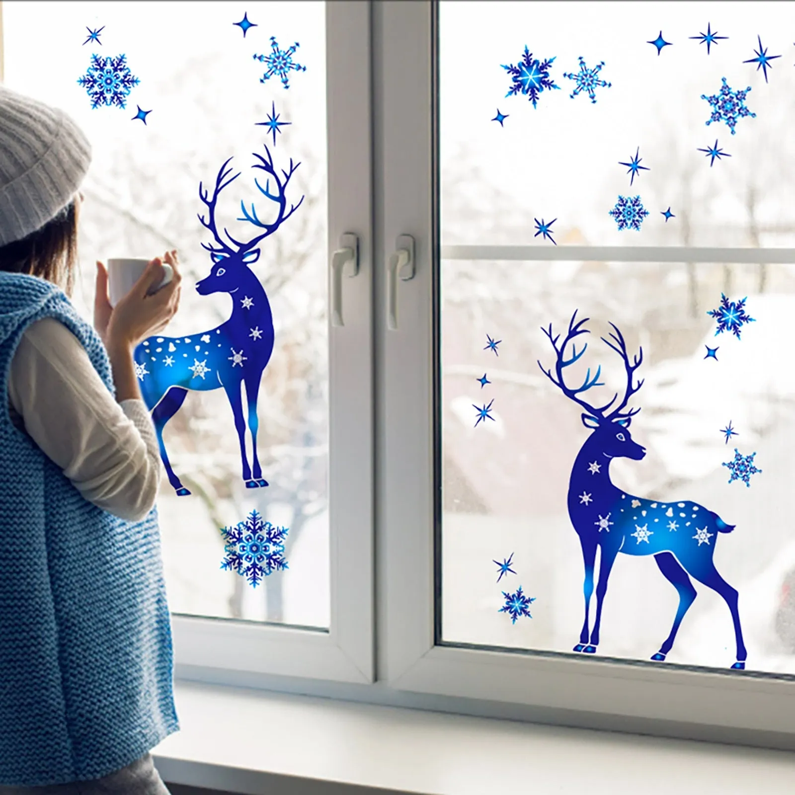 Christmas Window Glass Sticker