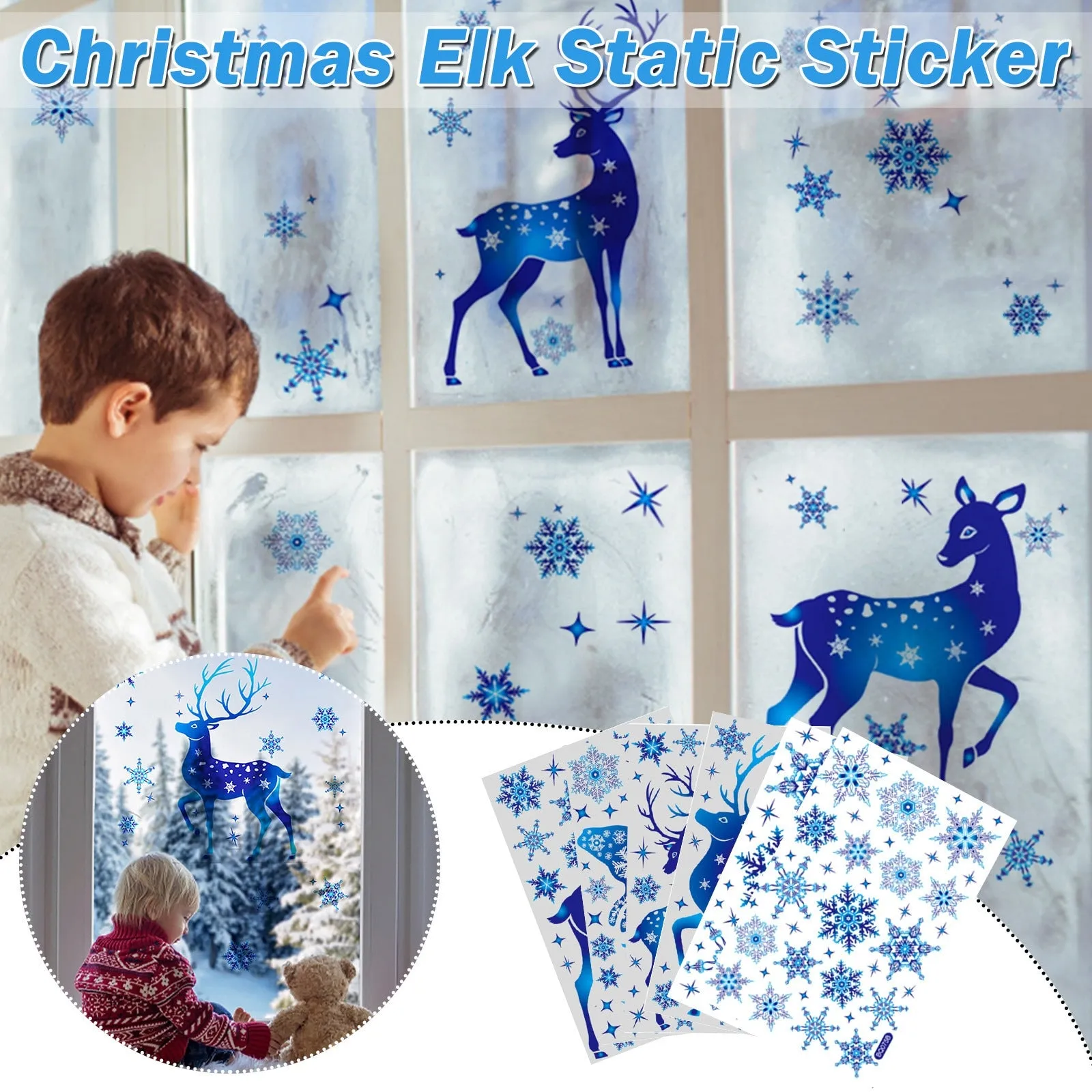 Christmas Window Glass Sticker