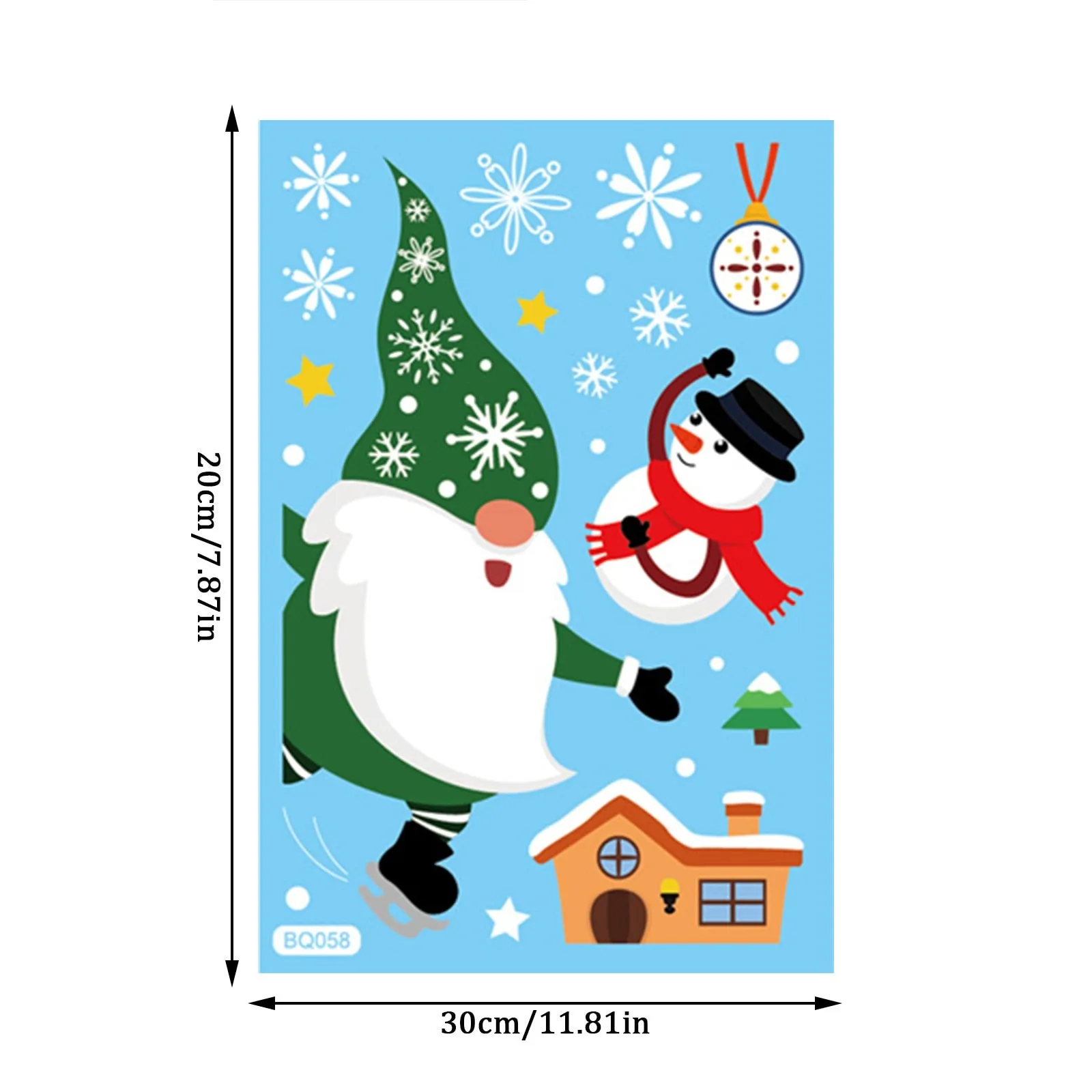 Christmas Window Glass Sticker