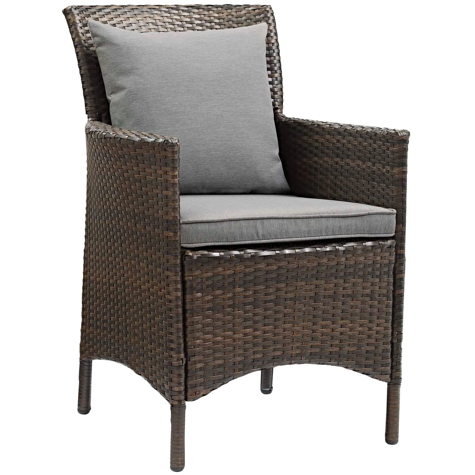 Conduit 7 Piece Outdoor Patio Wicker Rattan Dining Set