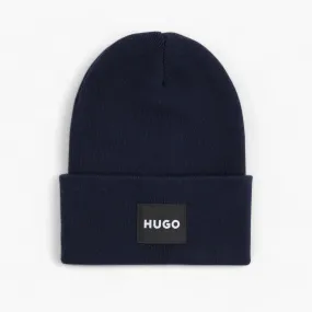 Cotton Beanie Hat With Logo Label