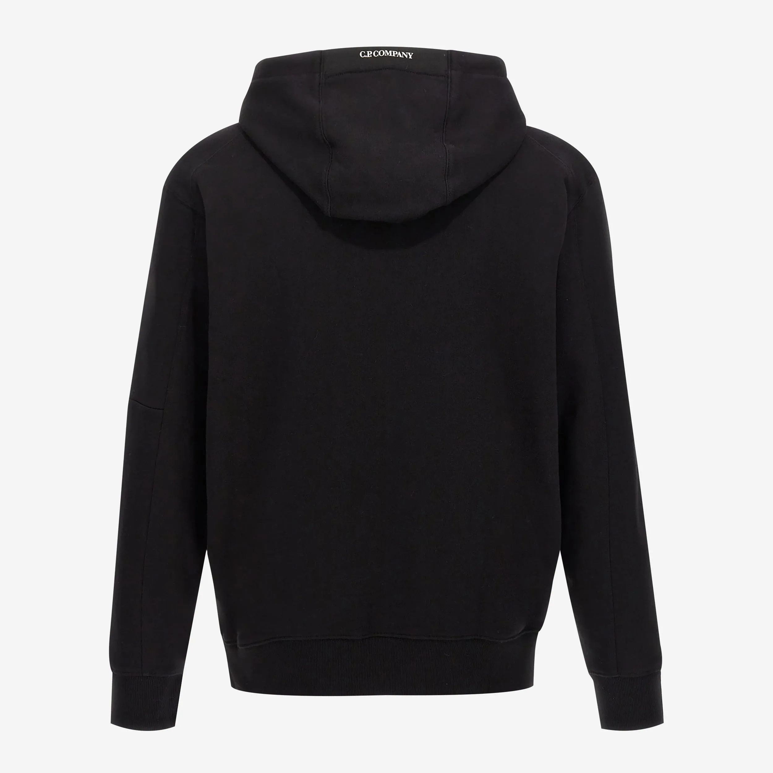 C.P. Company Diagonal Raised Fleece Lens Hoodie