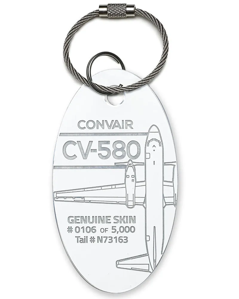 Custom CONVAIR CV-580 - PLANETAGS TAIL # N73163