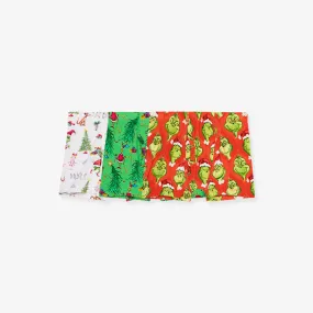 Dr. Seuss Who-ville Boys' Boxer Brief Set