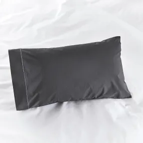 Egyptian Cotton Travel Pillowcase Charcoal