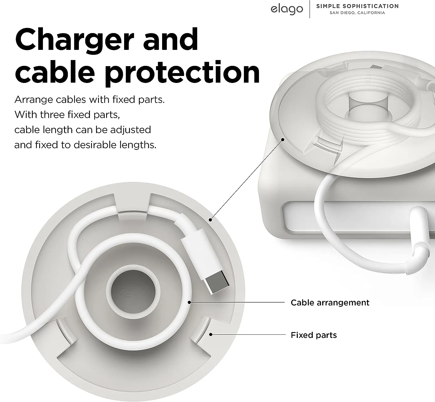 Elago MacBook Charger Cable Management Case