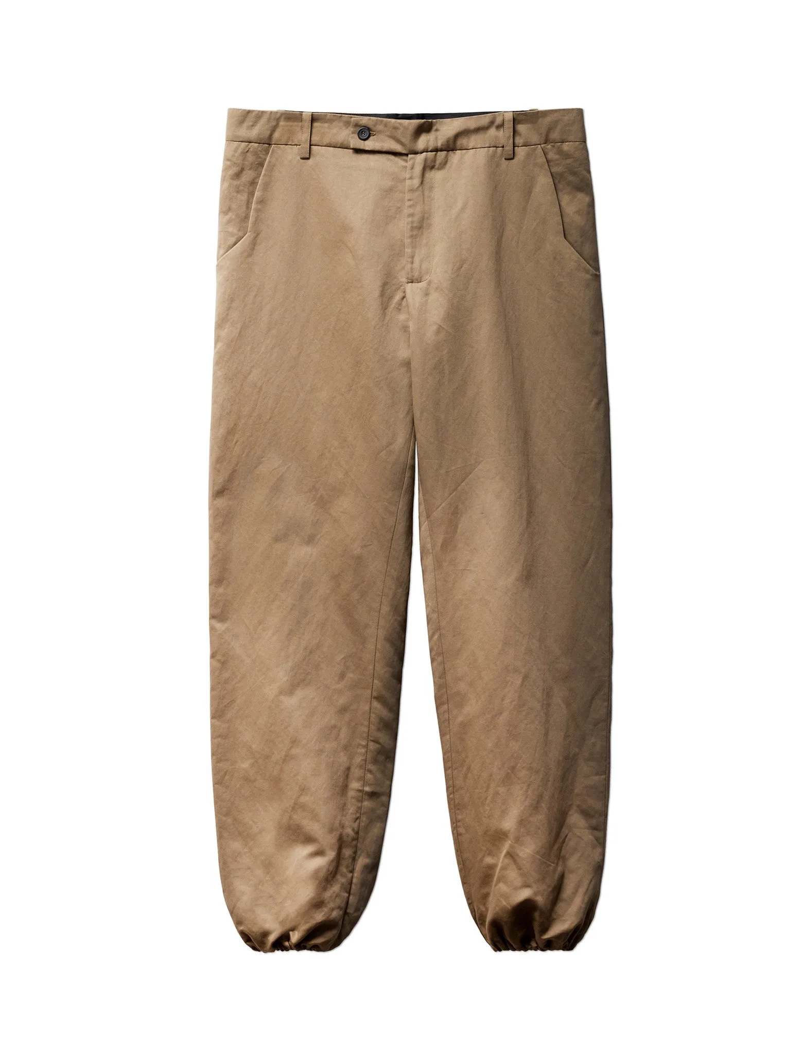 Elasticated Cuff Trouser Khaki