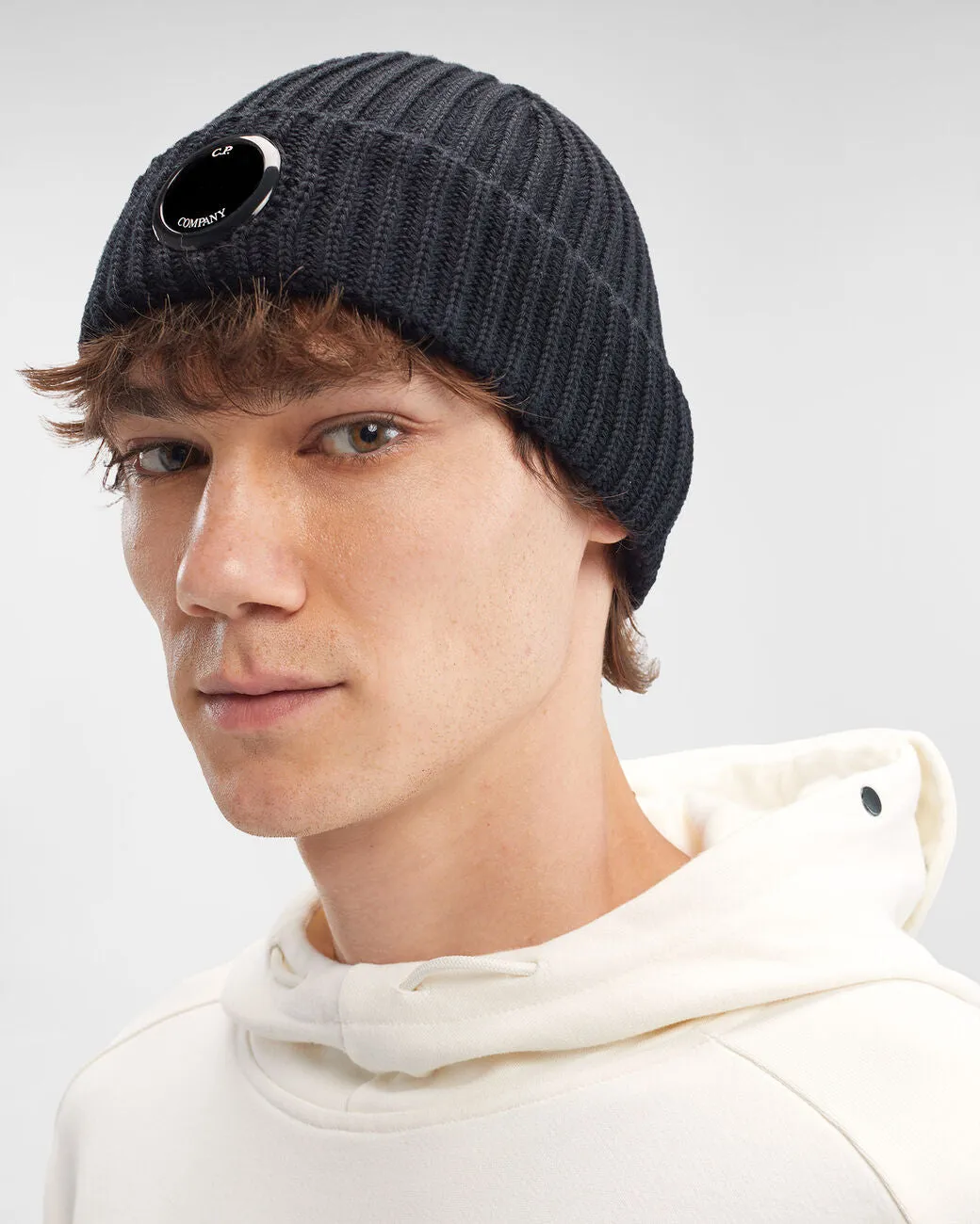 Extra Fine Merino Wool Beanie Total Eclipse