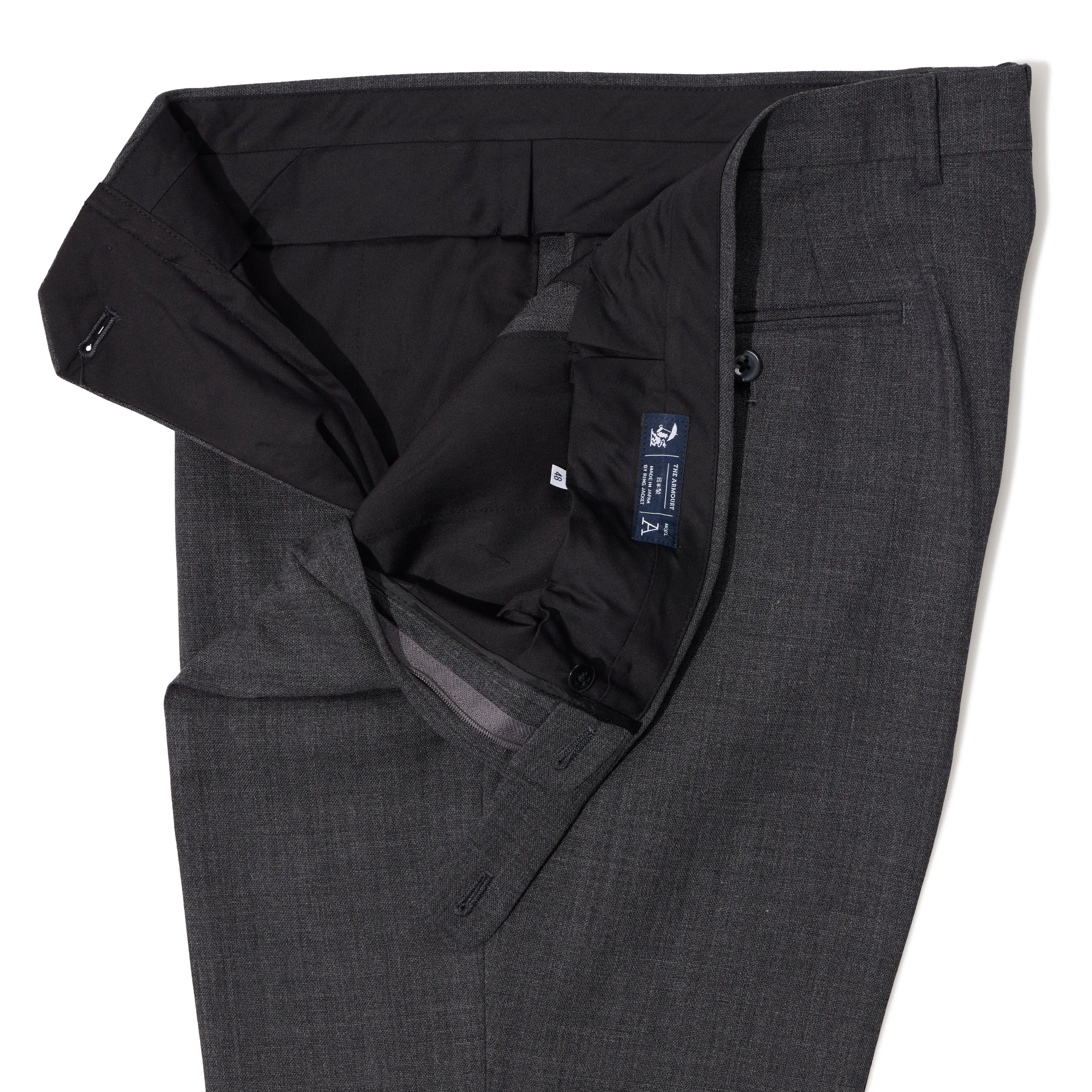 First Class High-twist Wool Model A Trousers