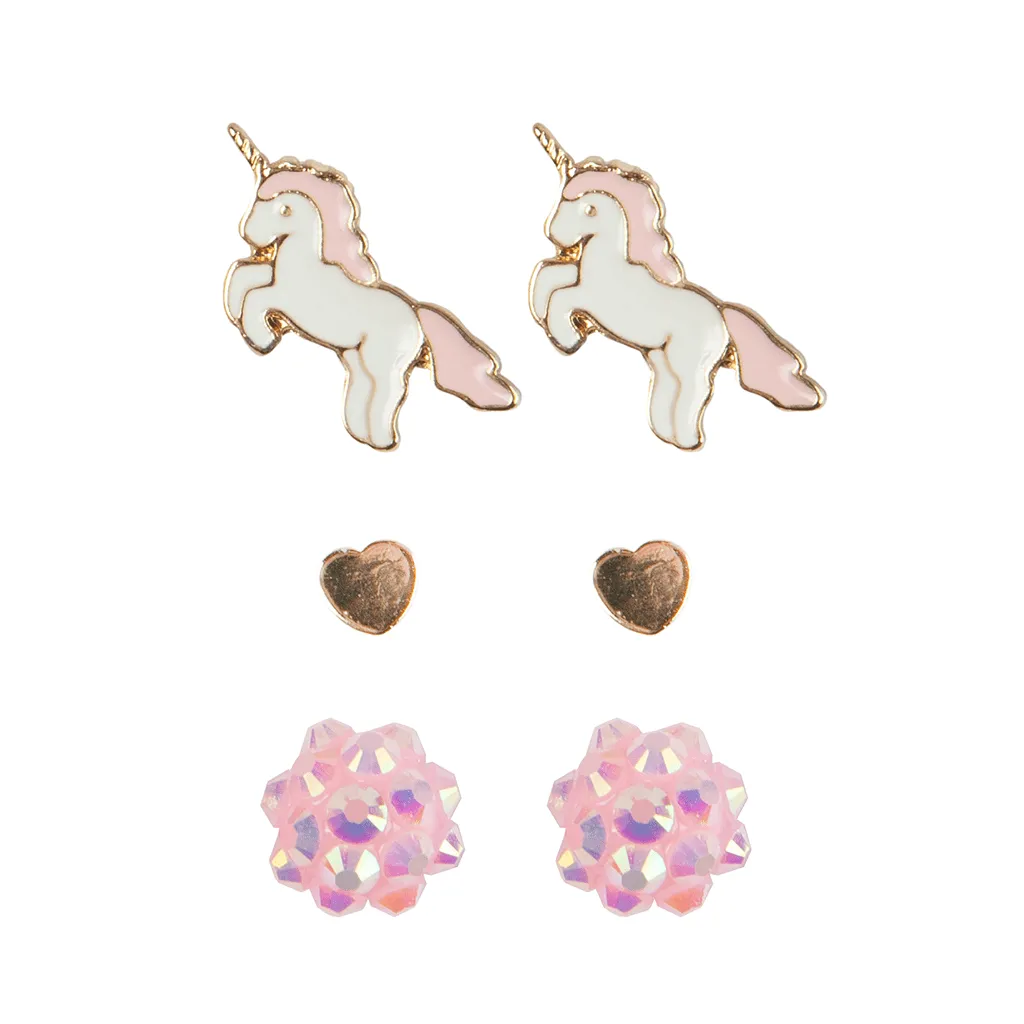 Great Pretenders Boutique Unicorn Studded Earrings