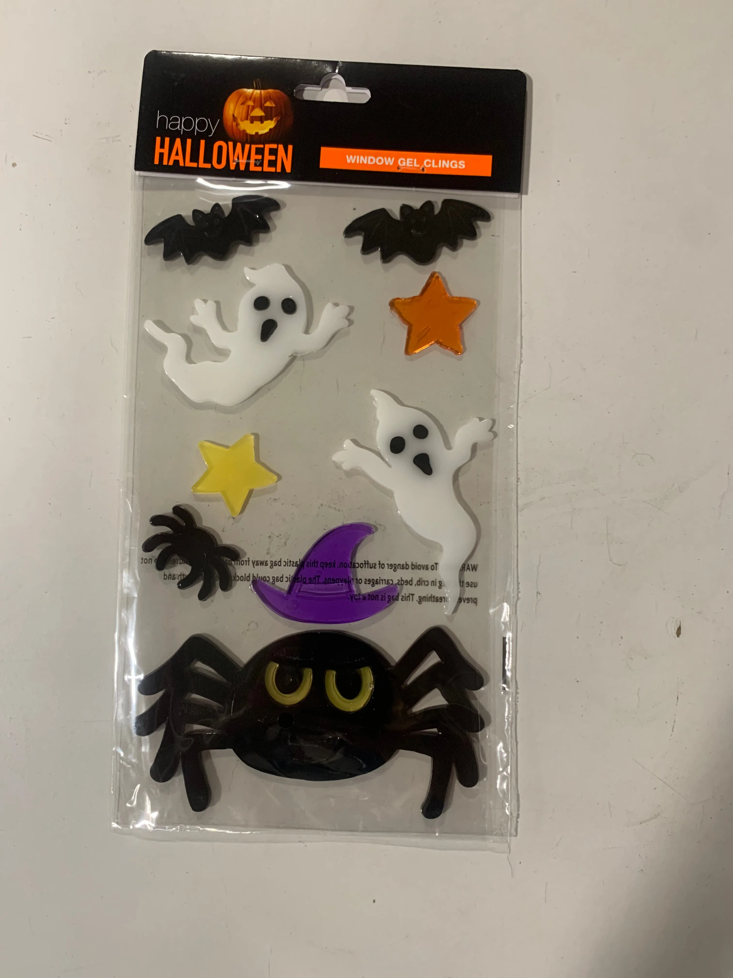 Halloween Window Decorations,  Assorted Box