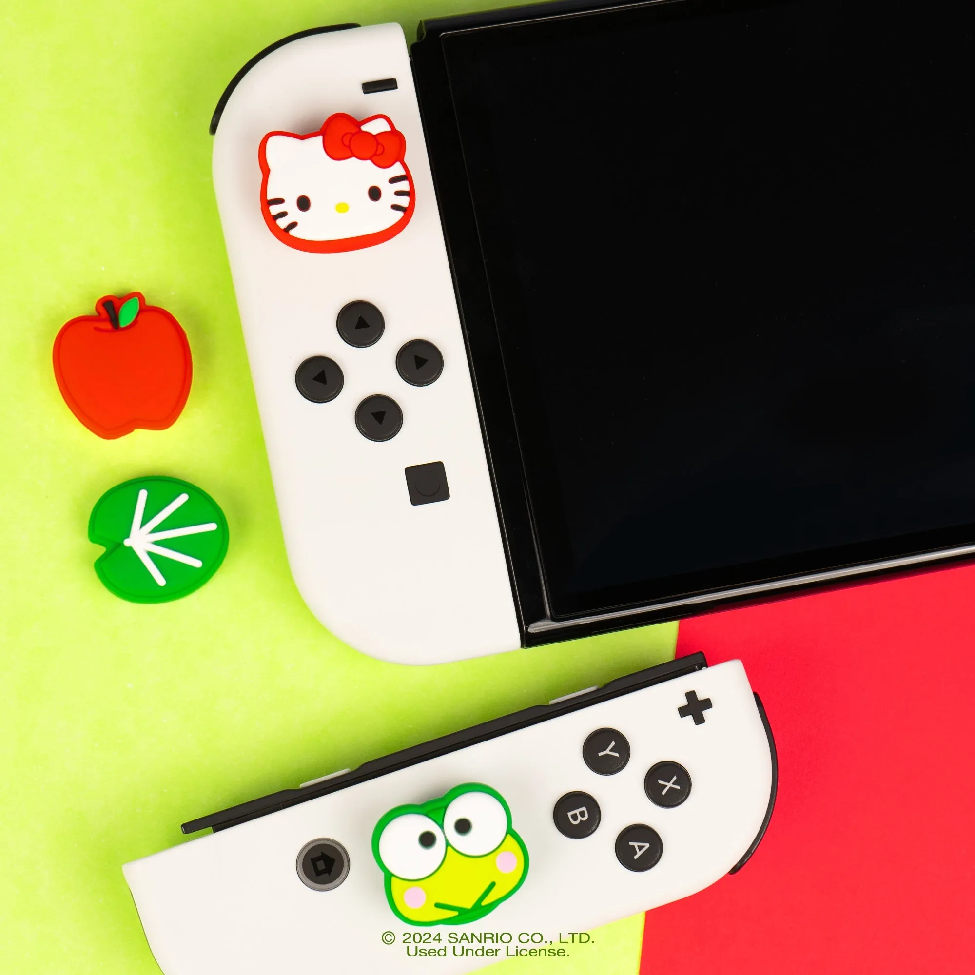 Hello Kitty and Friends Switch Grip Caps (Hello Kitty   Keroppi)