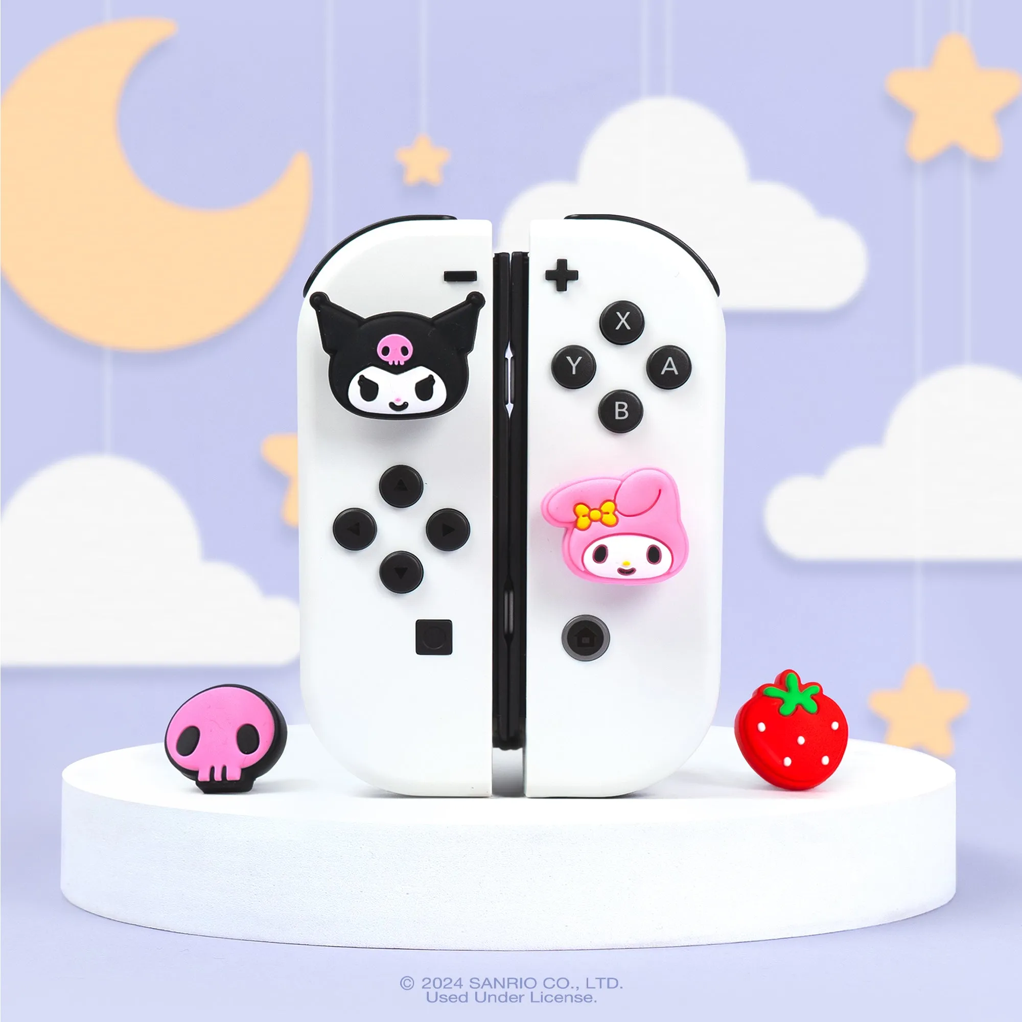 Hello Kitty and Friends Switch Grip Caps (Kuromi   My Melody)