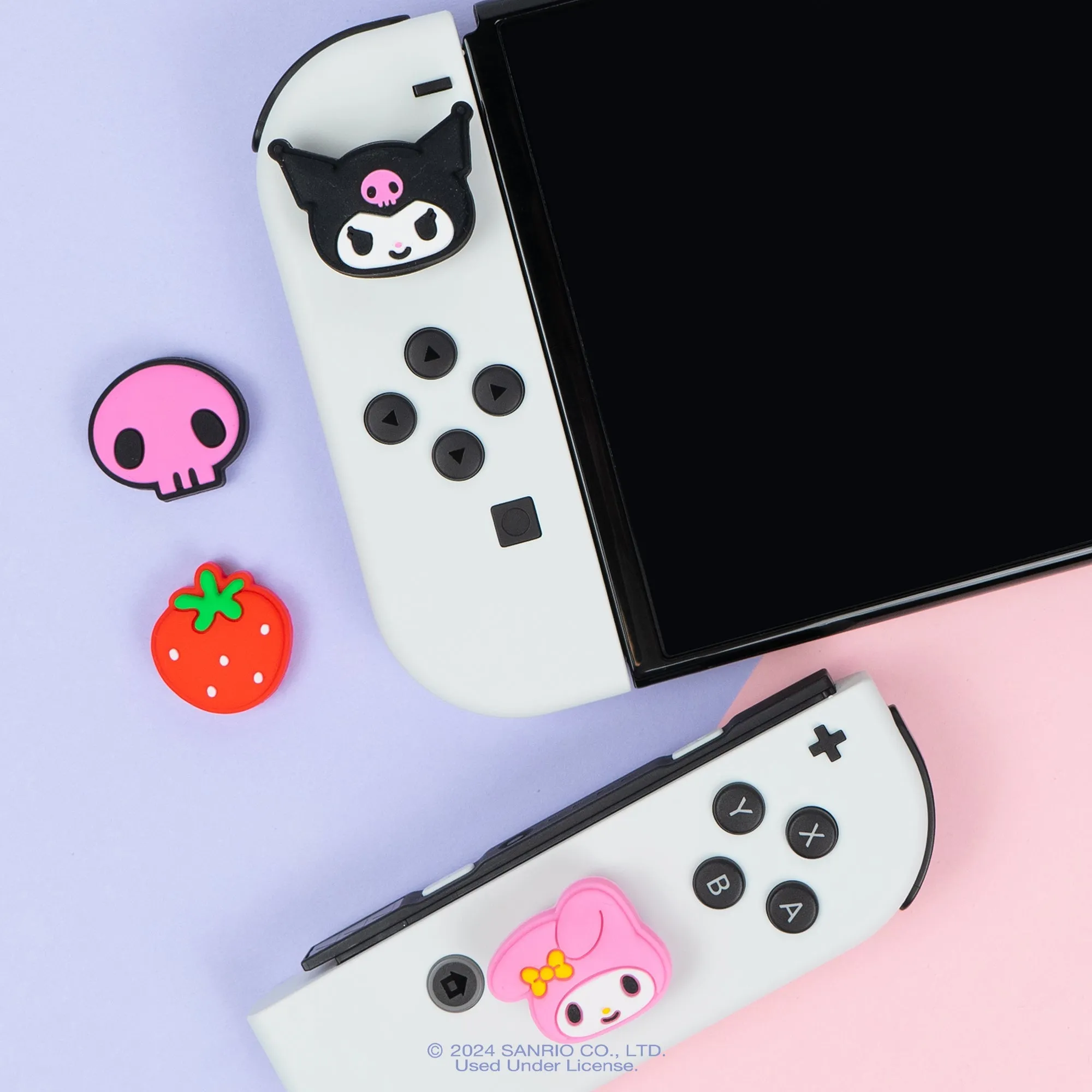 Hello Kitty and Friends Switch Grip Caps (Kuromi   My Melody)