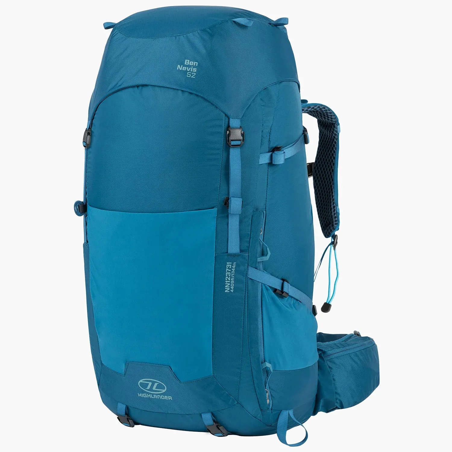 Highlander Ben Nevis Rucksack 52L Petrol