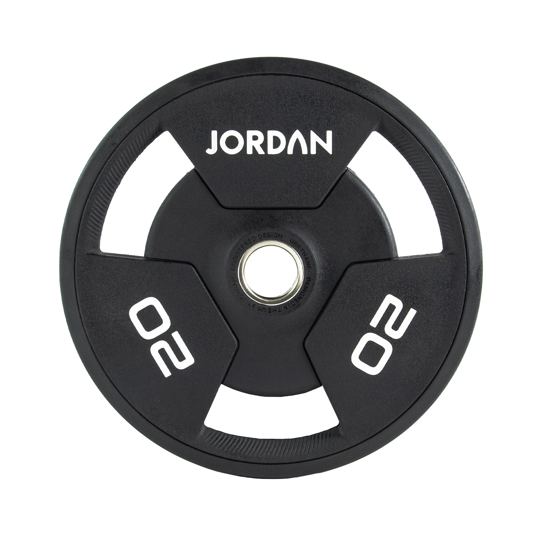 JORDAN Urethane Tri-Grip Olympic Plates - NEW DESIGN