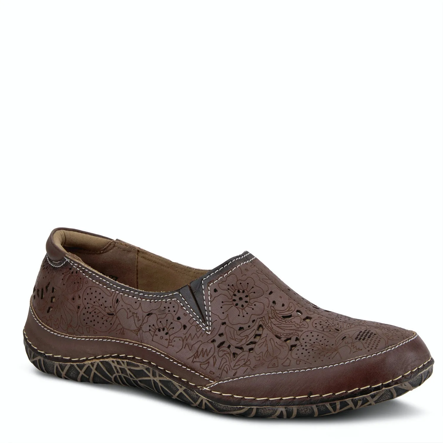 Libora Etched Loafer in Taupe