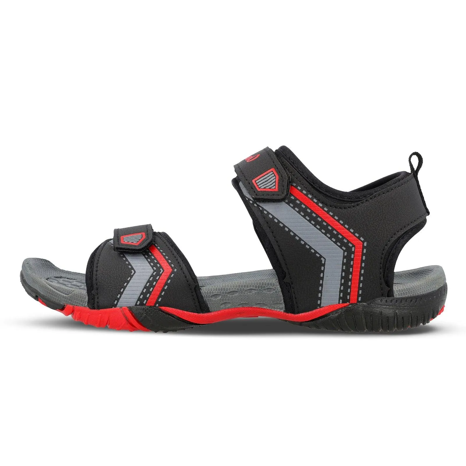 Men's Sports Sandal - WC4443 Black Red