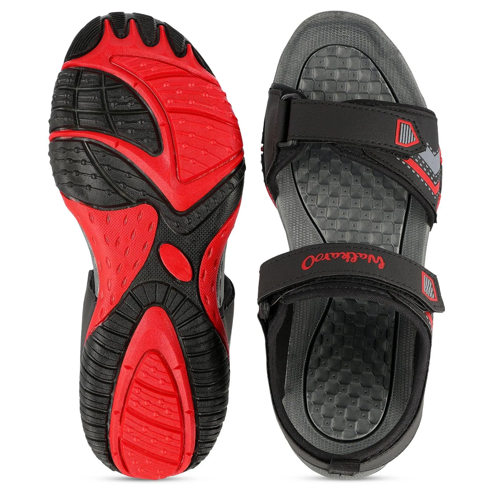 Men's Sports Sandal - WC4443 Black Red