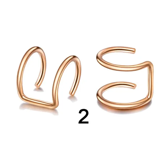 Metal Hair Rings Beads Cuffs Tube Charms