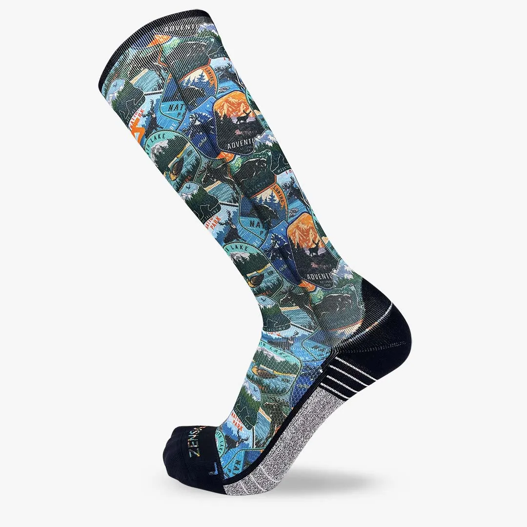 National Parks Compression Socks (Knee-High)