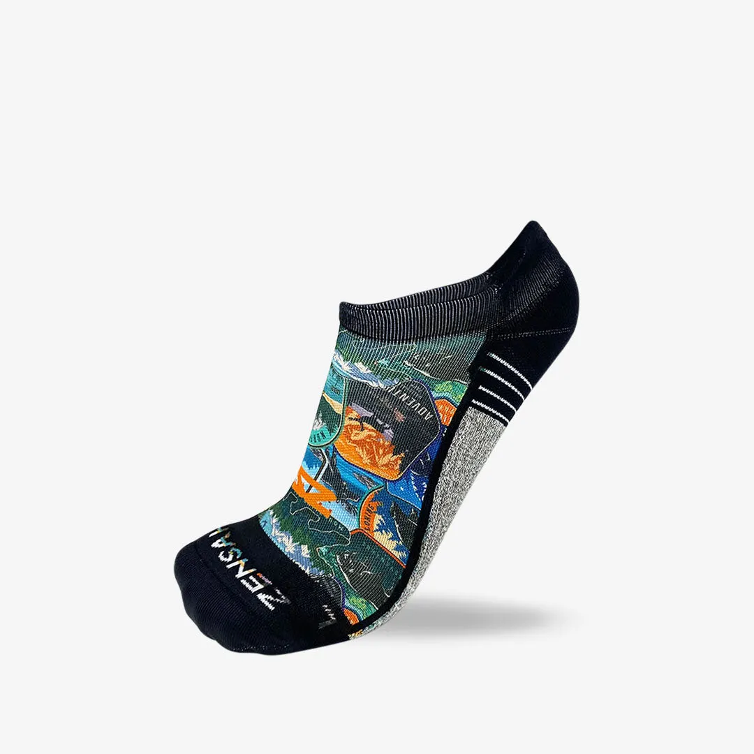 National Parks Running Socks (No Show)