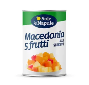 O Sole E Napule Fruit Cocktail In Syrup, 14.4 oz | 410g (12-Cans Per Case)