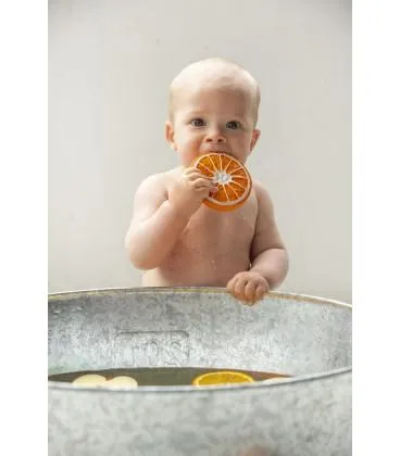 Oli and Carol Baby Teether Clementine the Orange