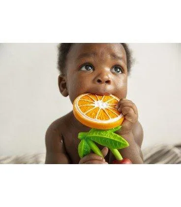 Oli and Carol Baby Teether Clementine the Orange