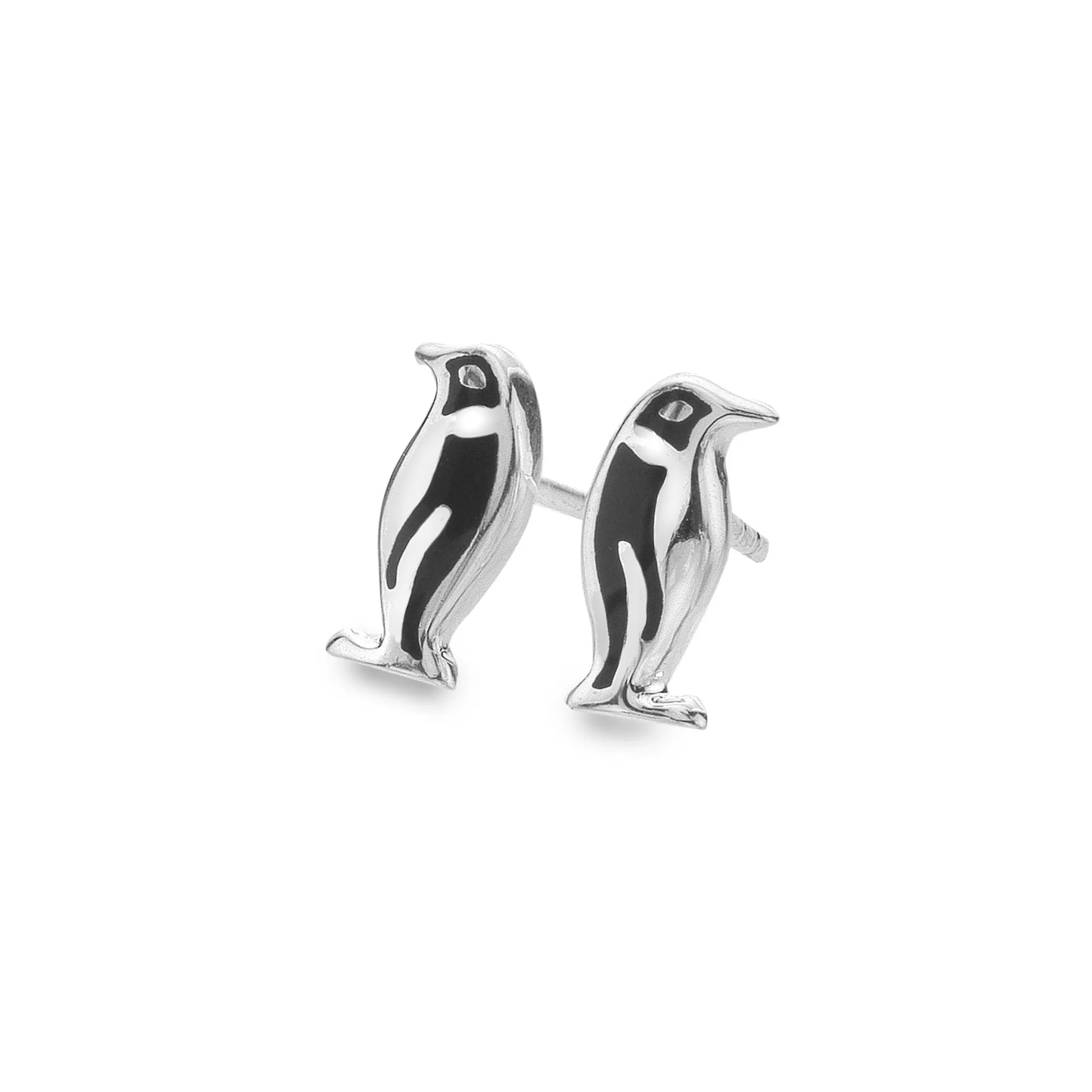 Snow penguin studs