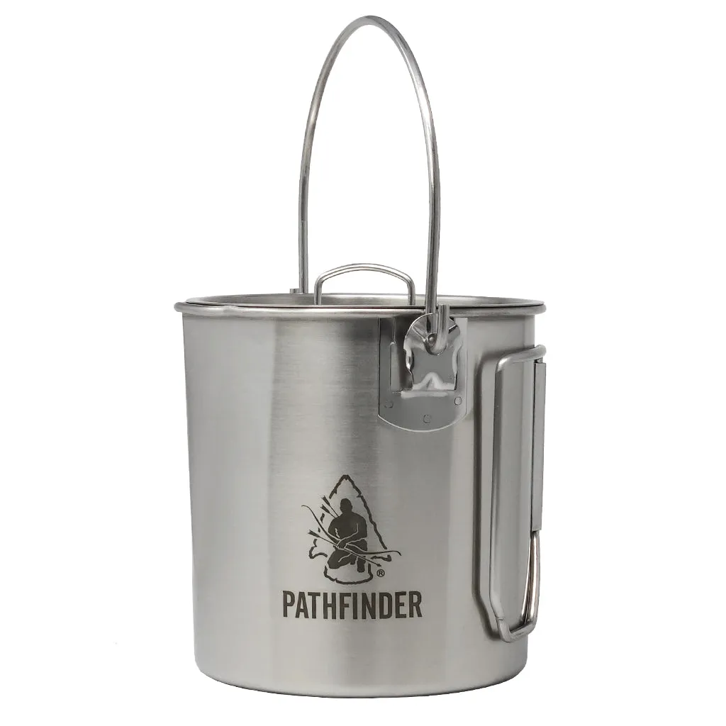 Stainless Steel 1QT. Bush Pot