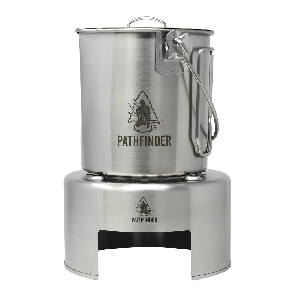 Stainless Steel 1QT. Bush Pot