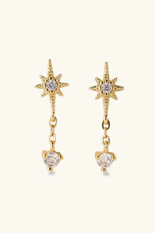 starstruck crystal dangle studs