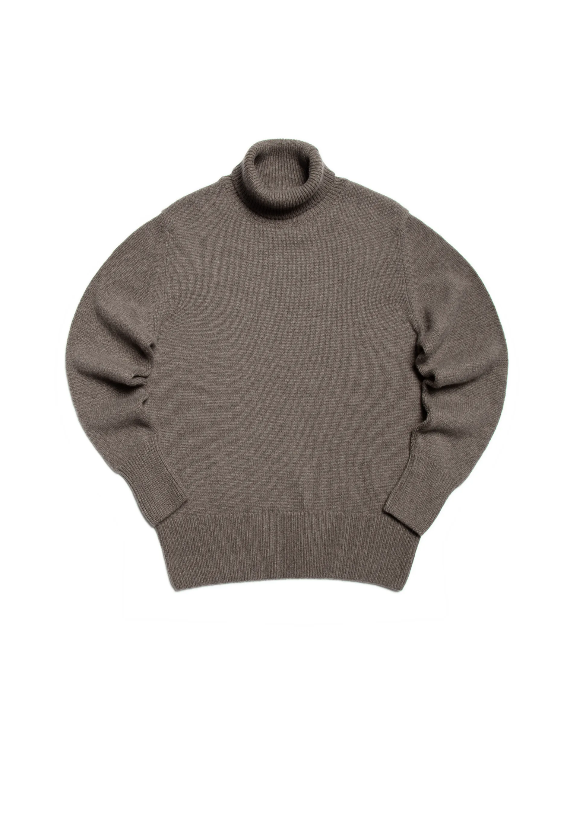 The Cashmere Submariner Rollneck - Dark Taupe