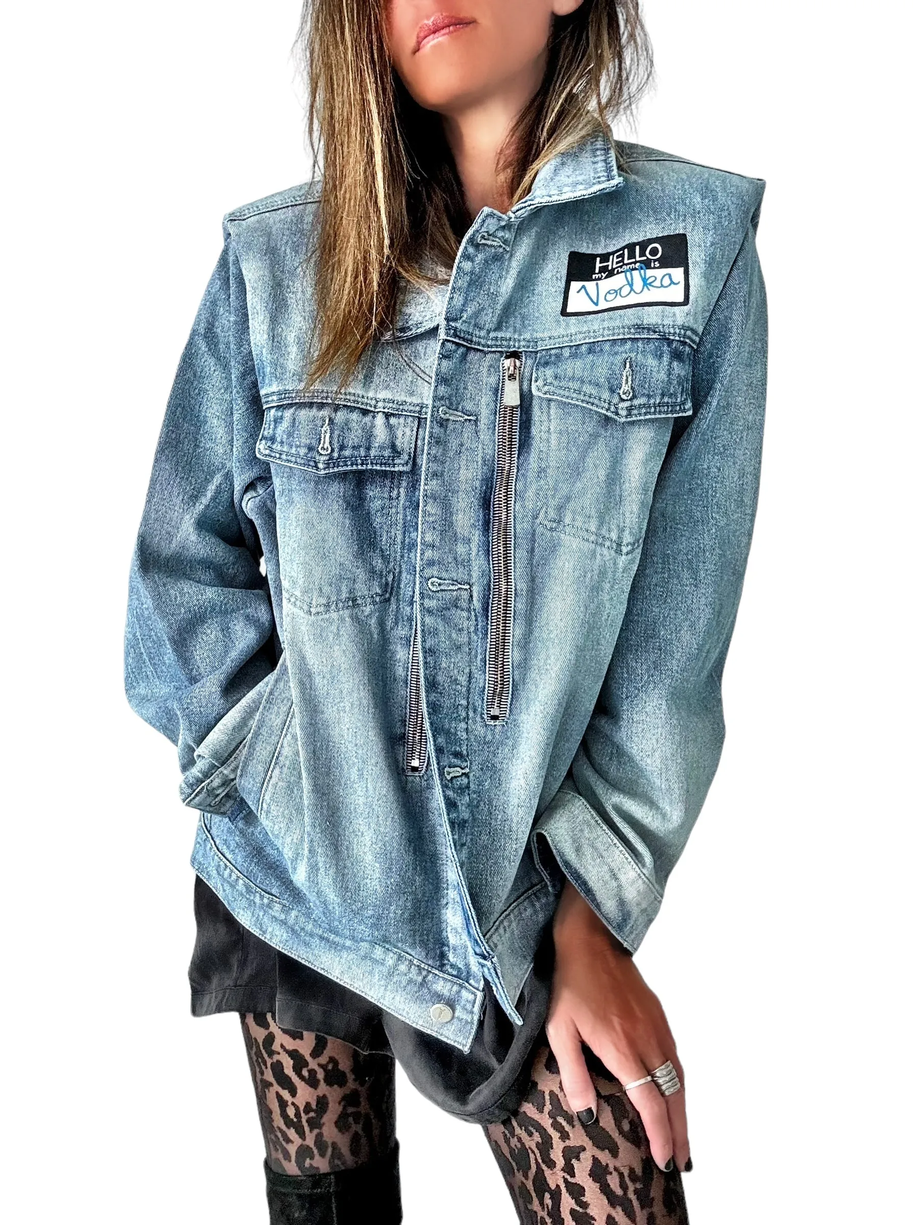 'Vodka Season' Denim Jacket