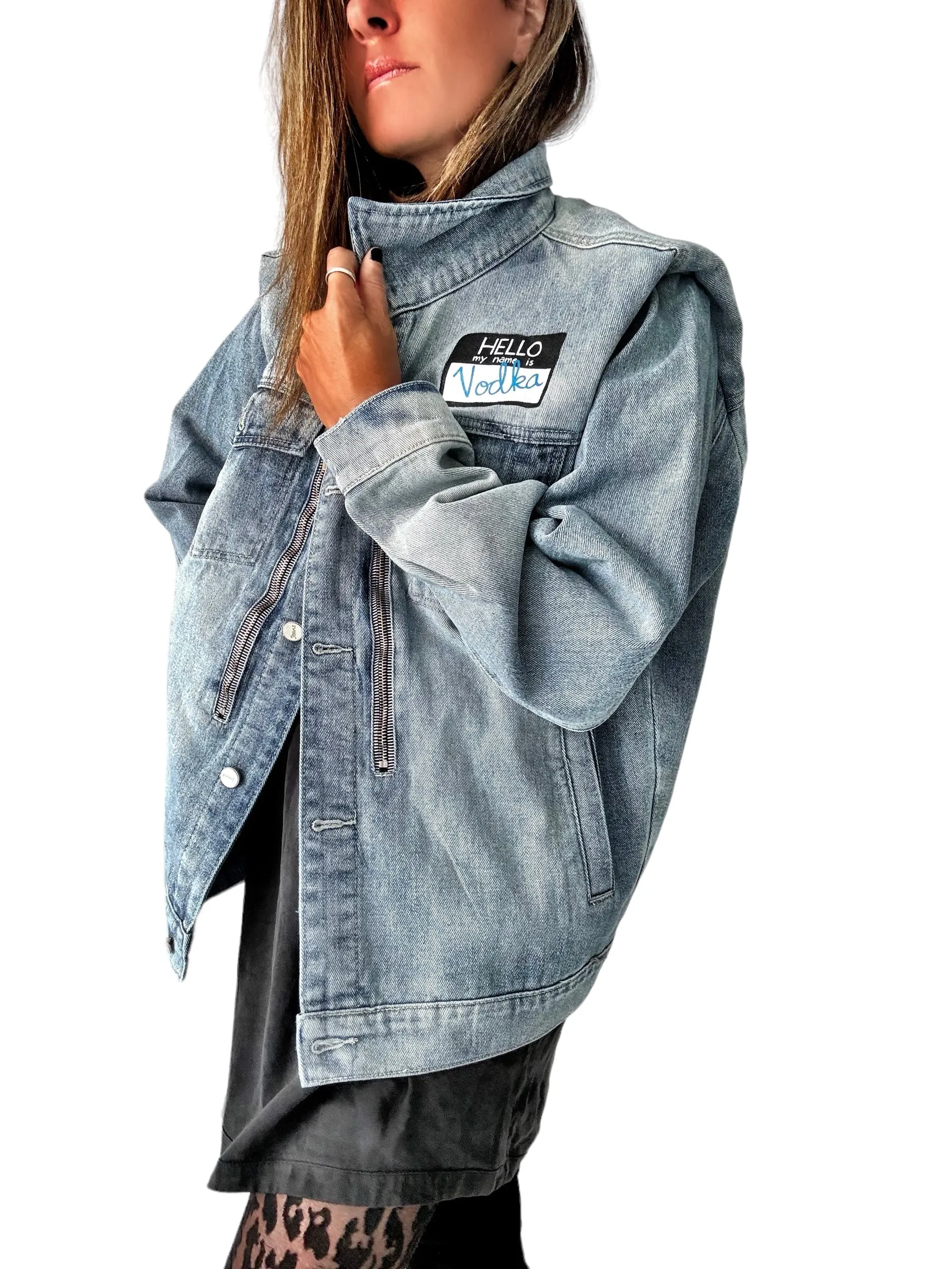 'Vodka Season' Denim Jacket